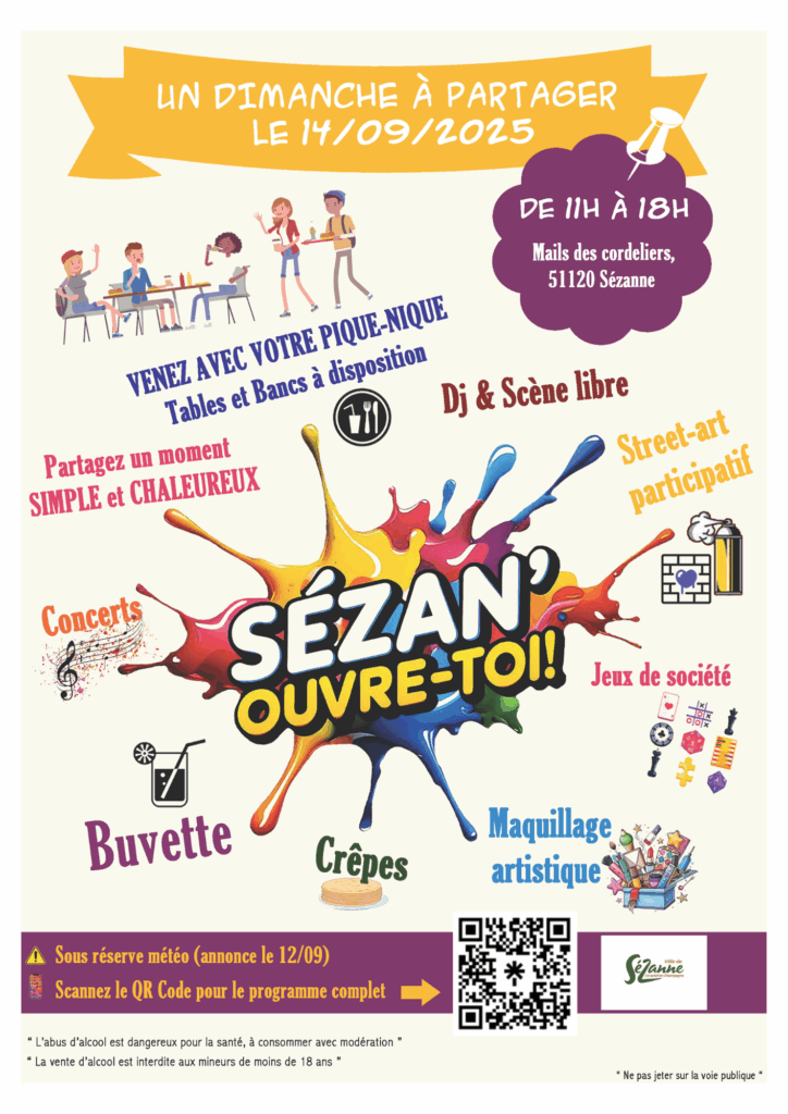 Un dimanche à partager événement fête convivial à Sézanne 14 septembre 2025